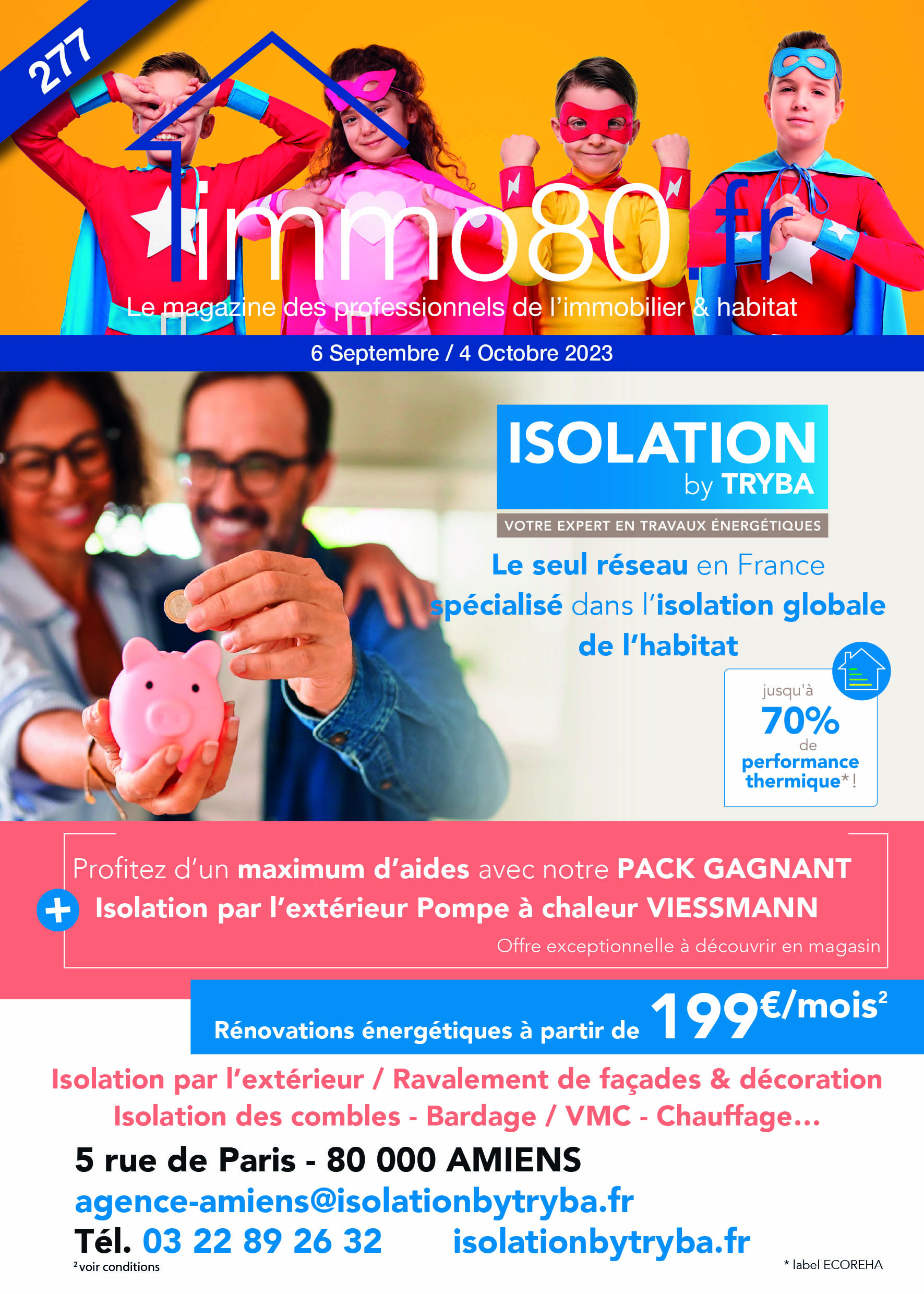 Immo80 – L'immobilier à Amiens et dans la Somme- Magazine : Magazine 277